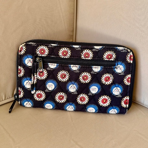 Vera Bradley Handbags - Vera Bradley "Night Owl' Zip Around Wallet